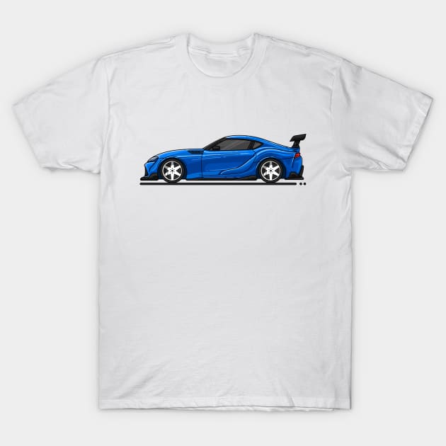 blue super car T-Shirt by garistipis